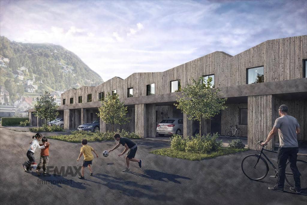 Modern wohnen in Wolfurt: Wohnbebauung mit Reihenhauscharakter in attraktiver Lage / Haus F