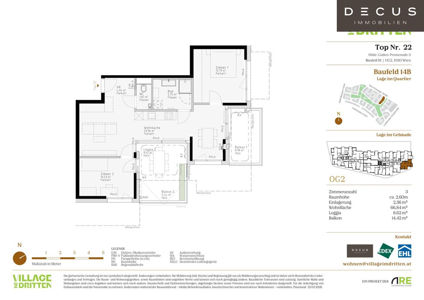 Three rooms | Unique for free spirits | Investor | BF 14B | Village im Dritten | Completion 2027