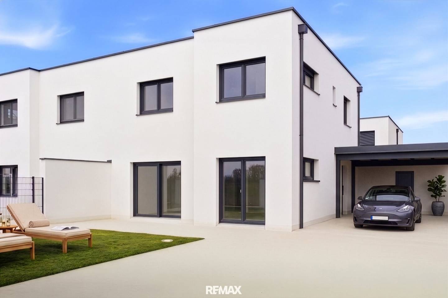 Modern home on the outskirts of Perg, semi detached house with plenty of design freedom