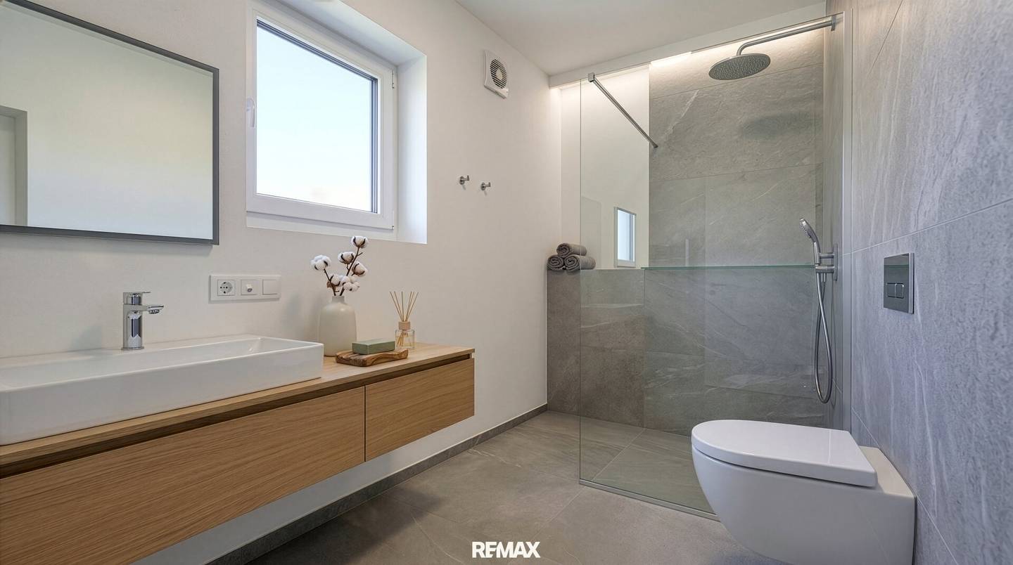 Modern home on the outskirts of Perg, semi detached house with plenty of design freedom
