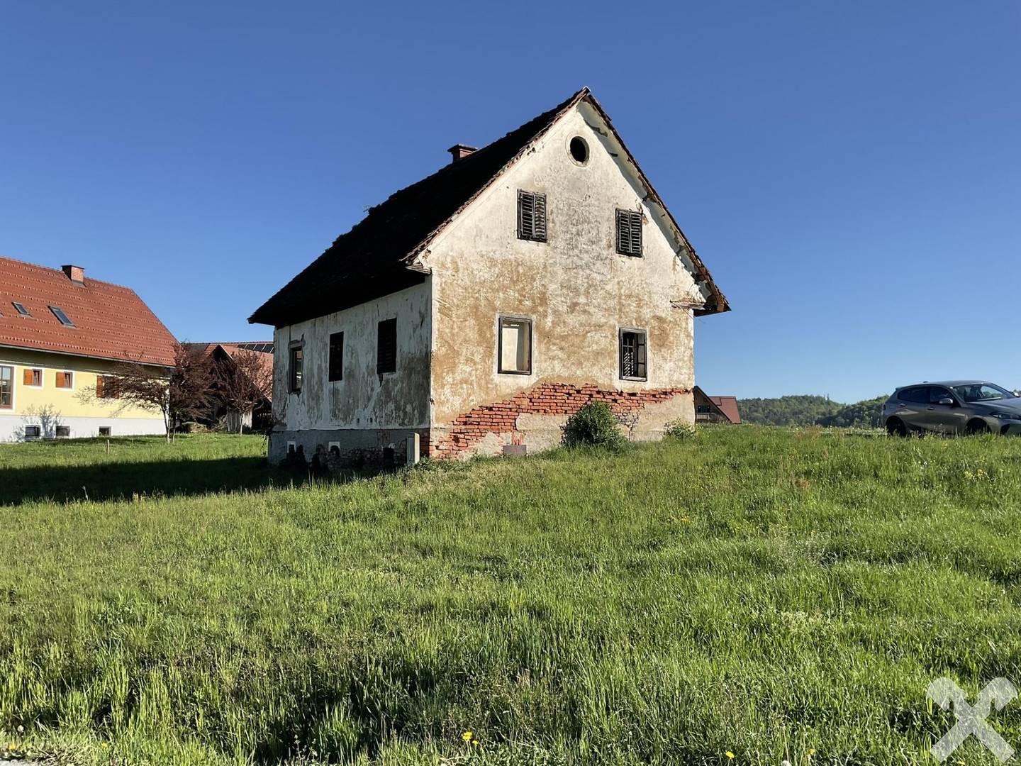 1086 m² Bauland Haselbach mit Gewölbe