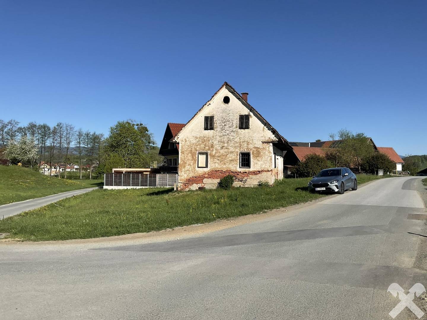 1086 m² Bauland Haselbach mit Gewölbe
