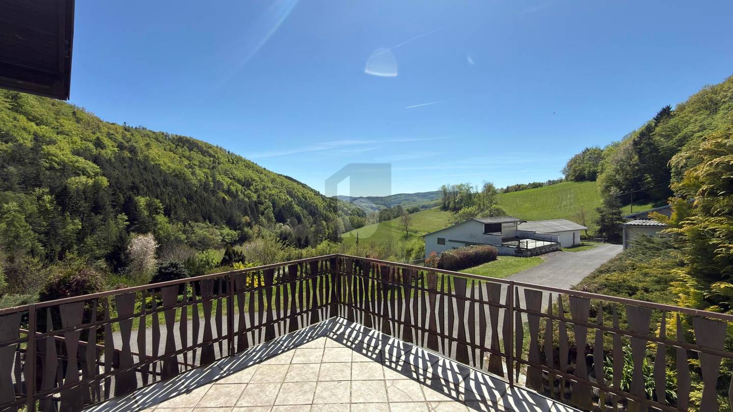 Einzellage mit Panorama und weitläufigem Grundstück Familienwohnung