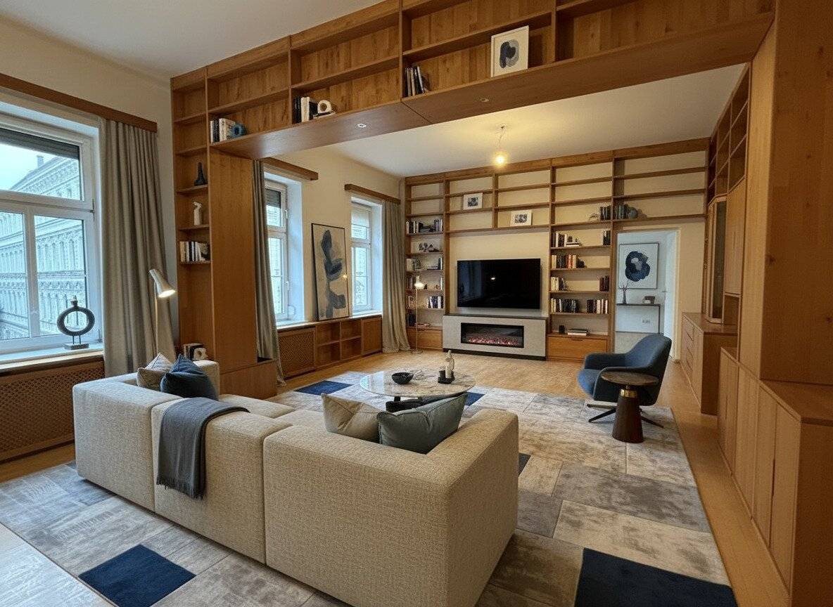 Wohnung auf ganzer Etage nahe Rochusmarkt
