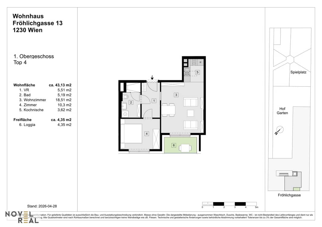 Design, das nicht spricht, sondern wirkt!  Perfektes Wohnen im grünen Liesing!