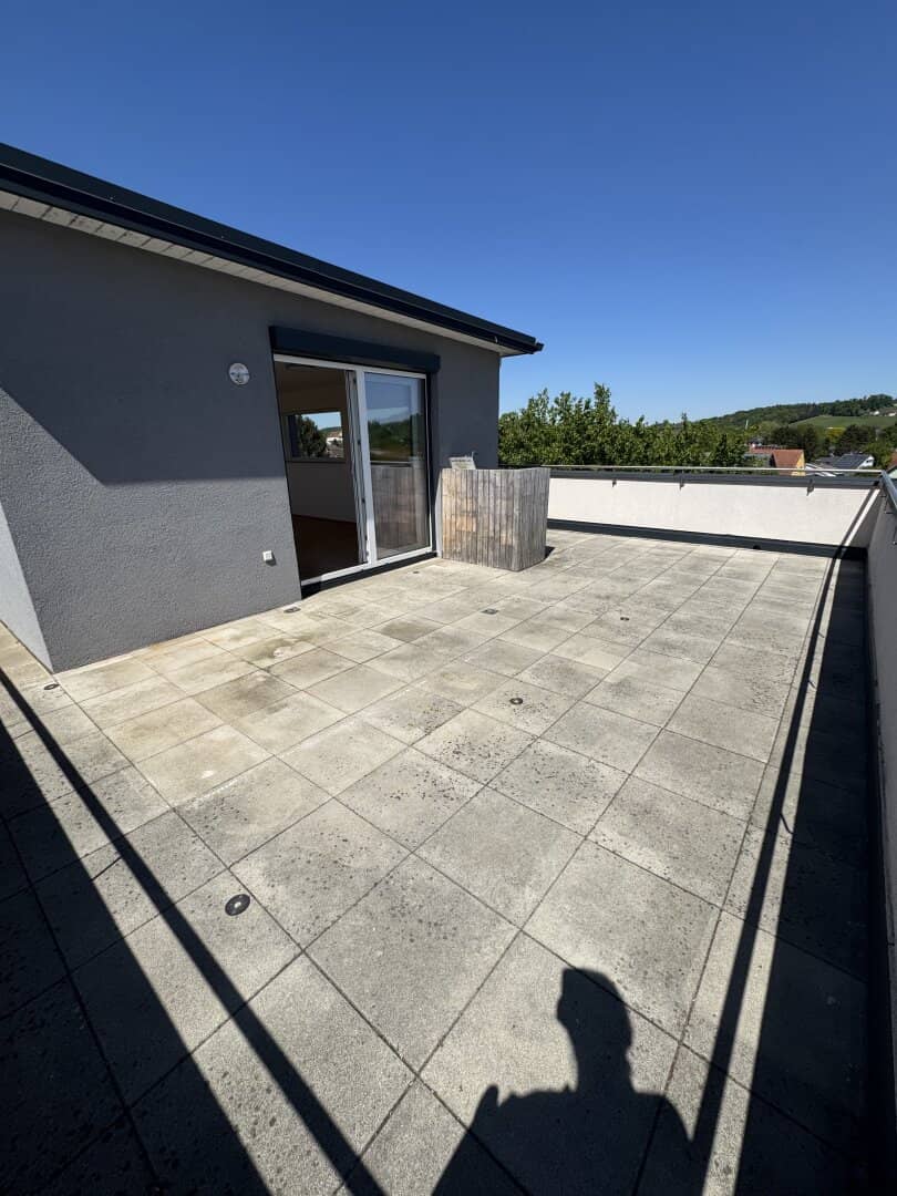 Wohnung mit großer Dachterrasse und offener Wohnküche