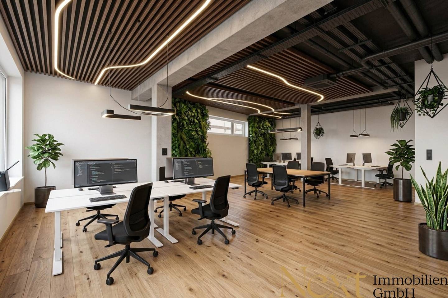 New build commercial space with parking by the Attersee