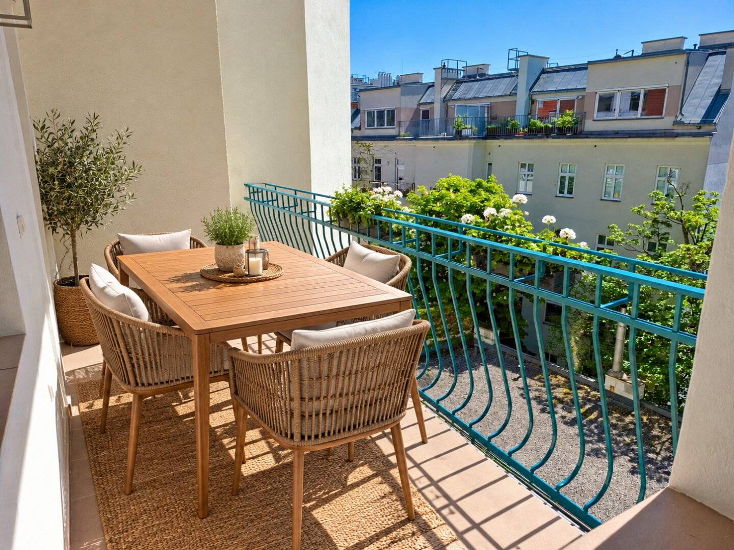 First occupancy after renovation in a renovated Art Nouveau apartment near Neubaugasse