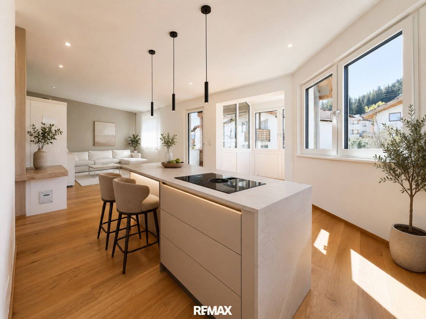 Apartment with southwest balcony renovated