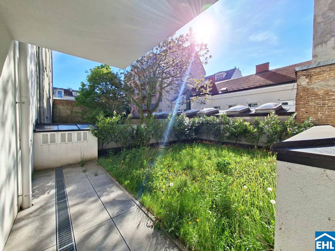 Wohnung mit Garten und Terrasse nahe U1 Troststraße