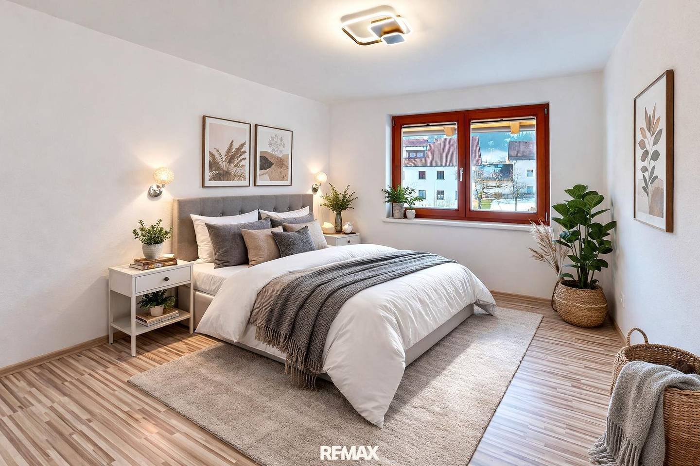 Wohnung naturnah mit Terrasse und Parkplatz