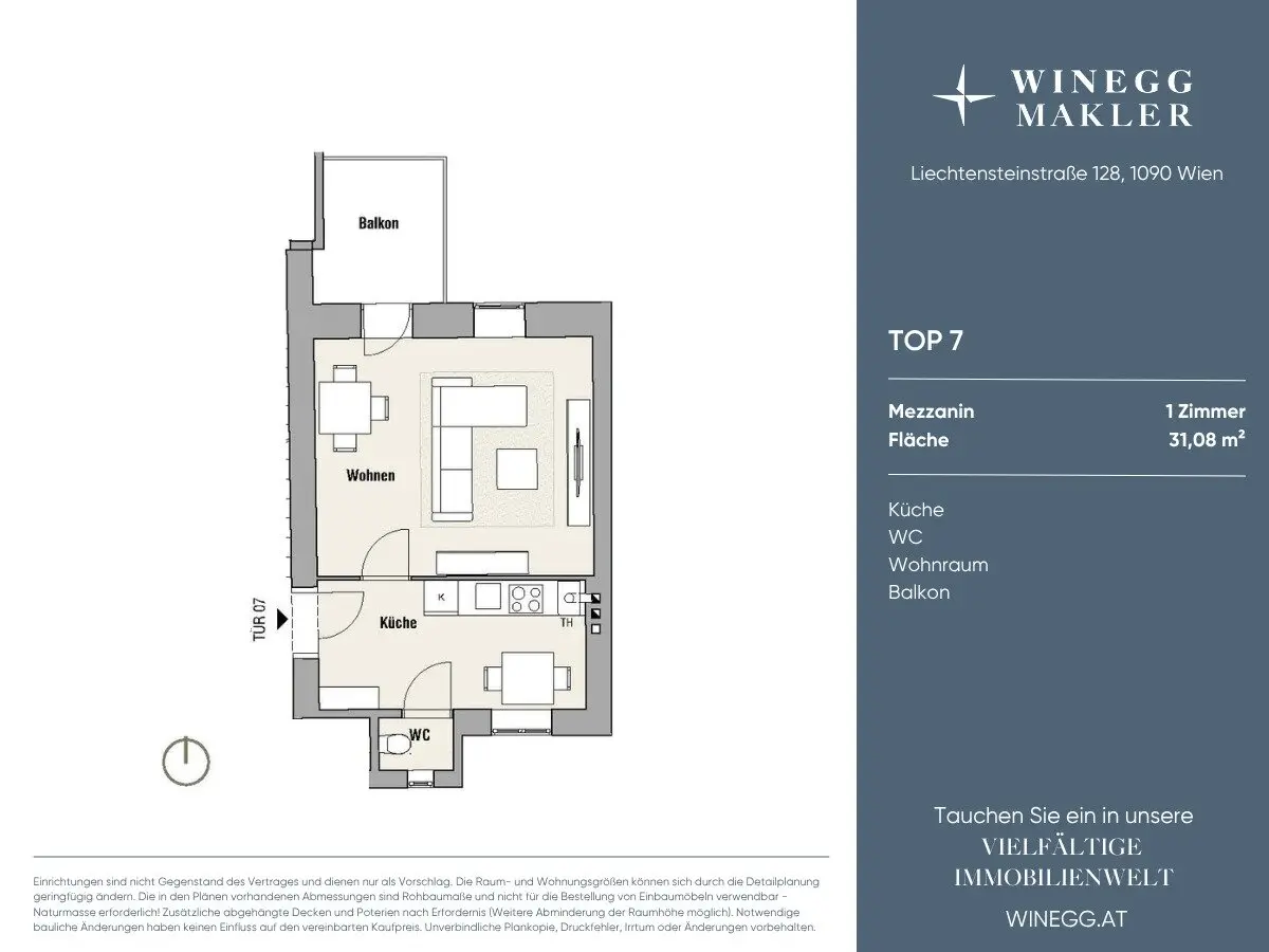 Wohnung im Altbau nahe U6 Liechtenwerderplatz