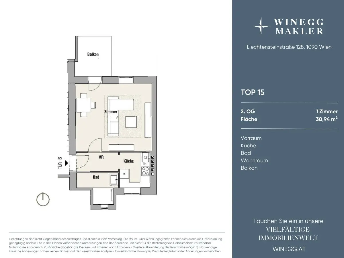 Wohnung Altbau nahe U6 Nußdorfer Straße