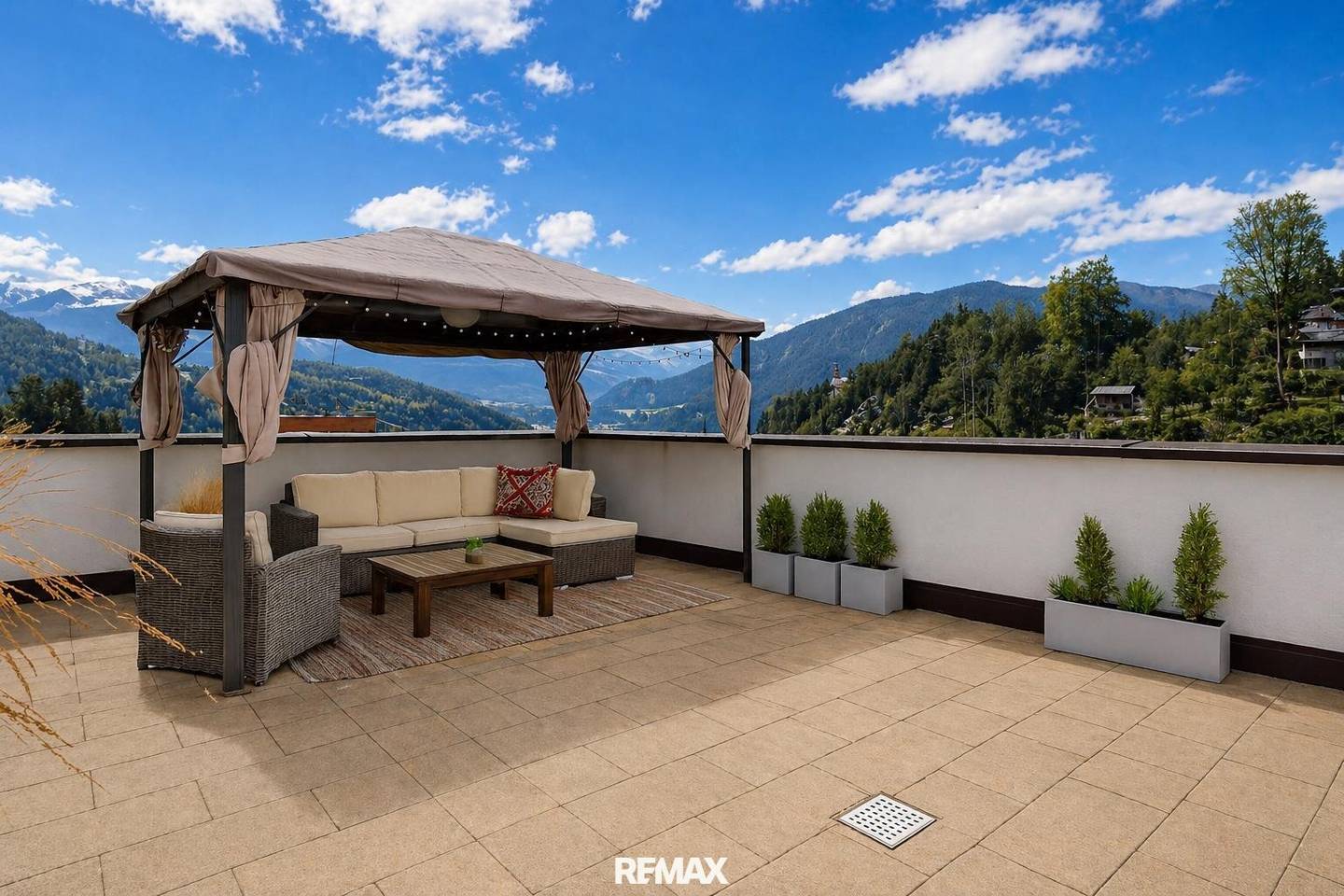 Wohnung mit Dachterrasse Alpenpanorama