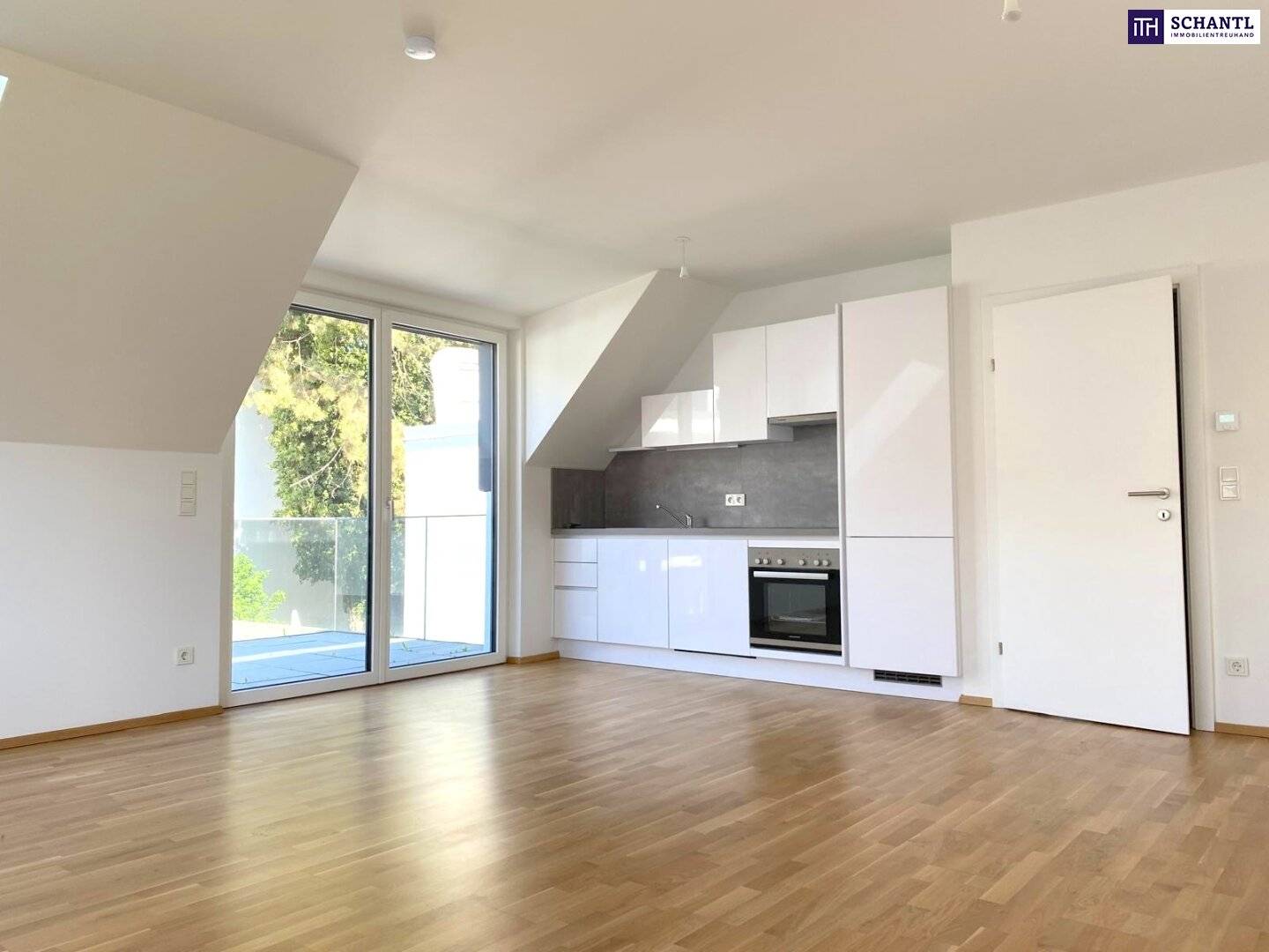 Loft apartment near new with west facing balcony