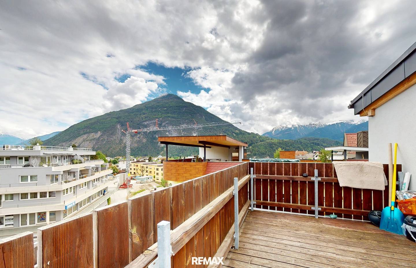 Dachgeschosswohnung Balkon Rosengartenschlucht