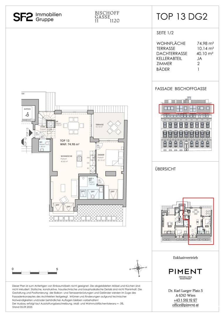 BISCHOFFGASSE 11 Dreamlike attic apartment with roof terrace
