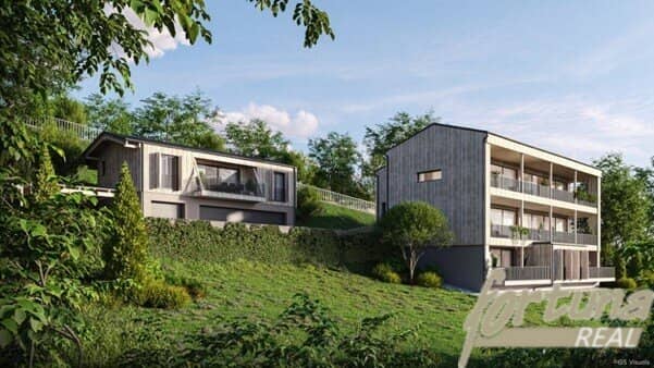 Apartment with sea view and private lake access