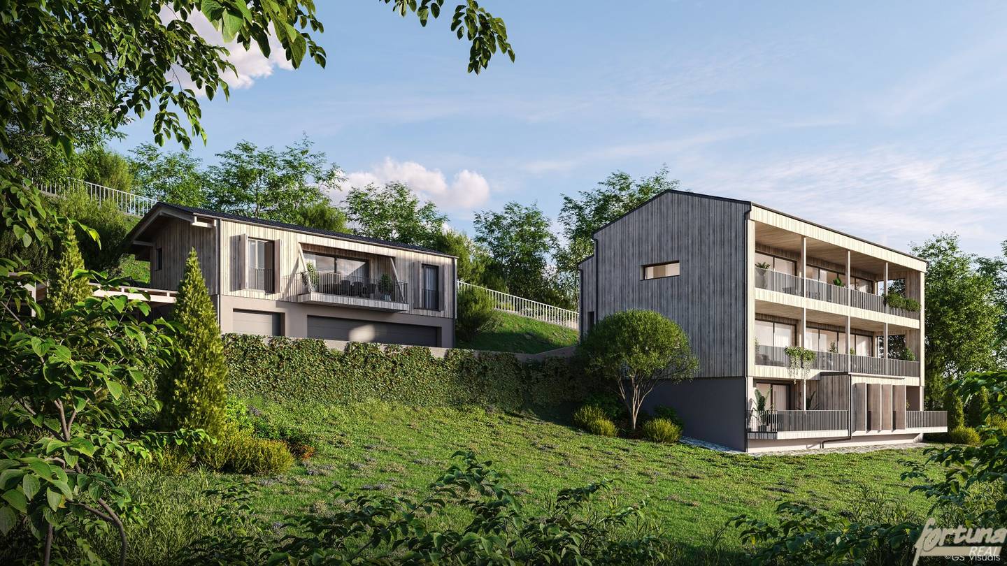 Apartment with lake view and private lake access