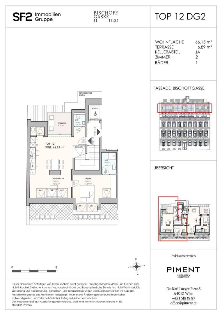 BISCHOFFGASSE 11 - Attic apartment with terrace