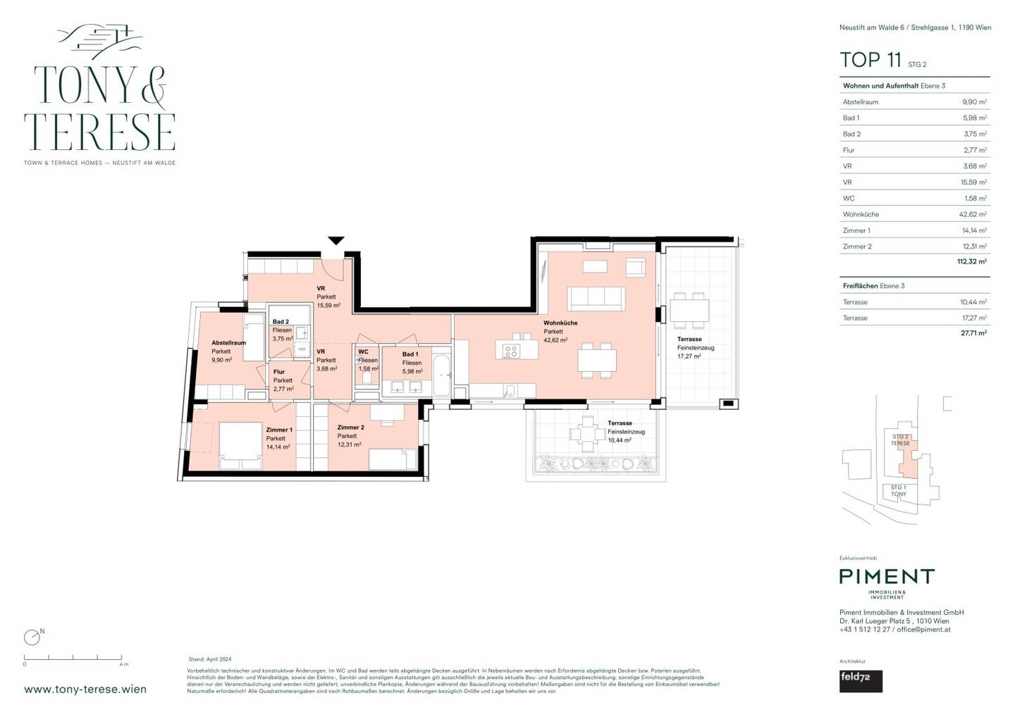 Familienwohnung mit unglaublichen Fernblicken - TONY & TERESE - Town & Terrace Homes - Neustift am Walde 6