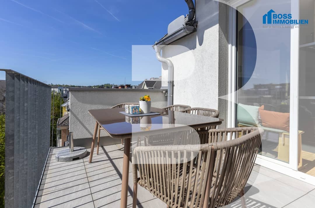 Penthouse apt central Linz