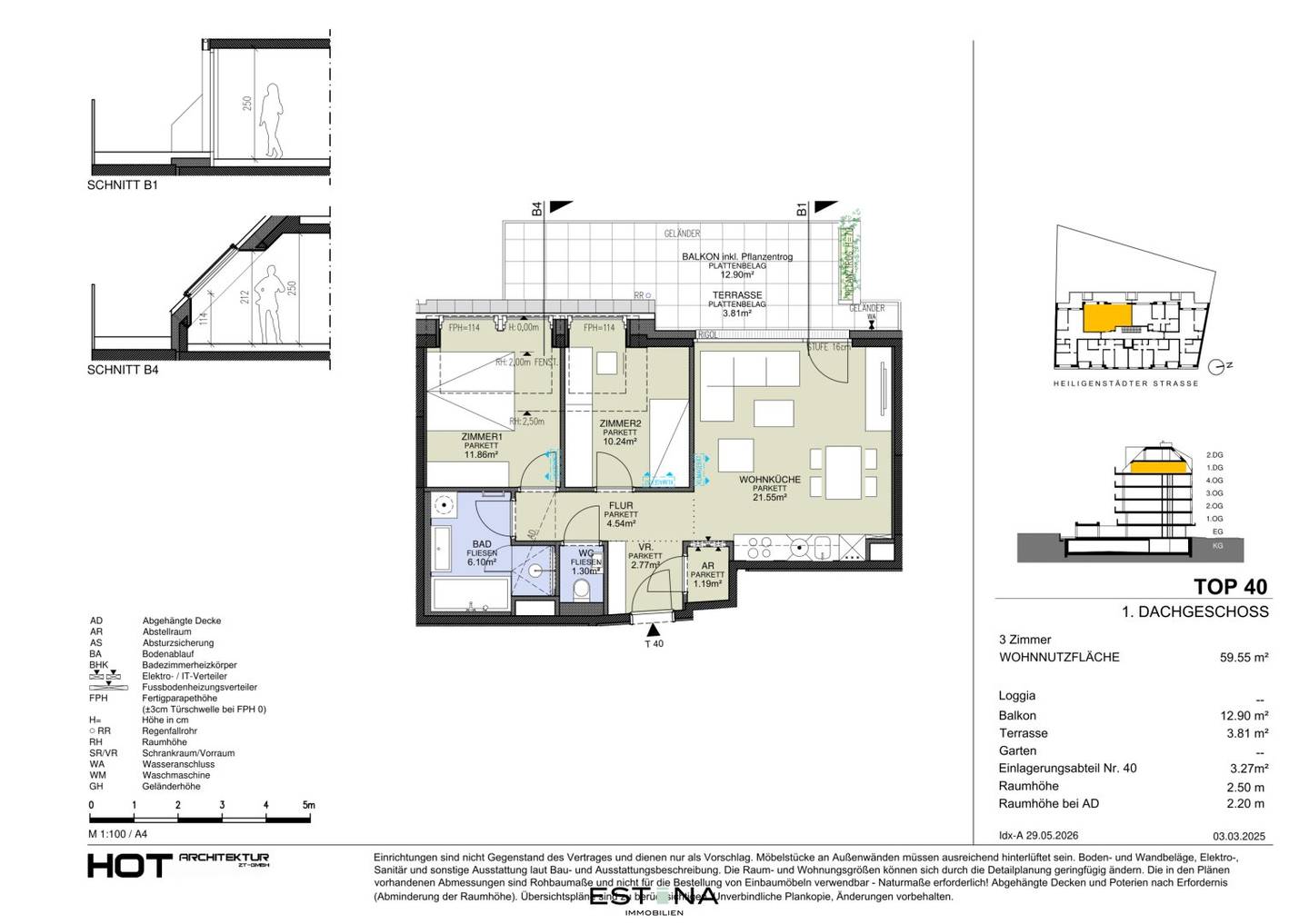 Neubau Erstbezug Wohnung mit Balkon