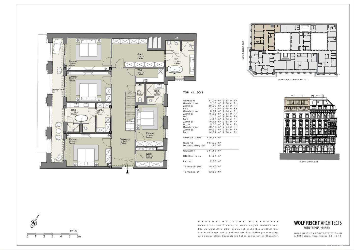 Penthouse Textilviertel spa and terraces