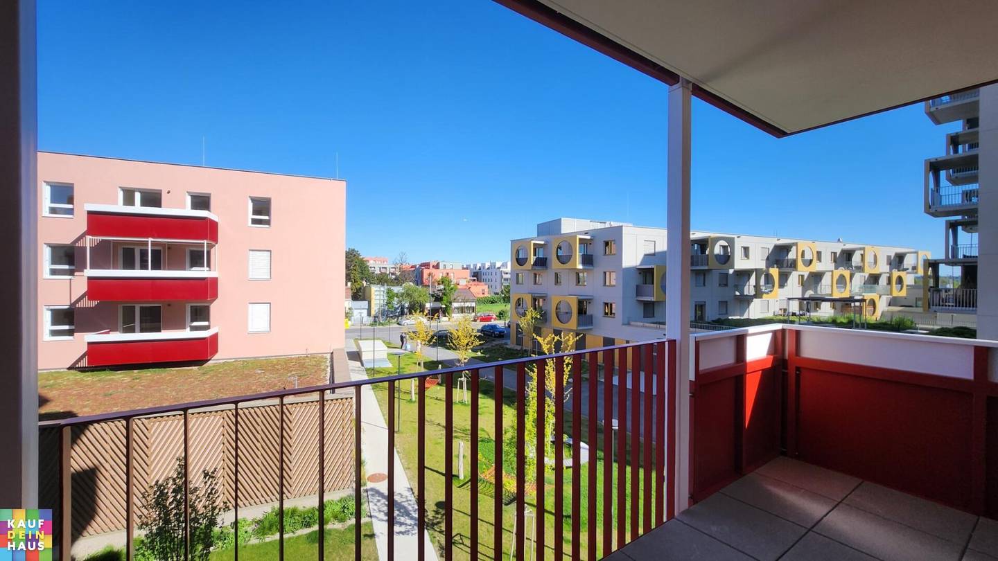 Wohnung mit Balkon und Nähe zum Badeteich