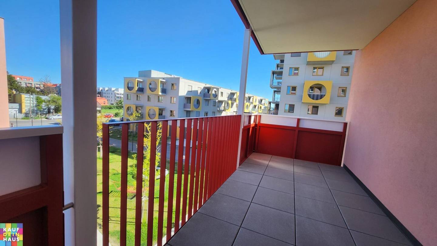 Wohnung mit Balkon und Nähe zum Badeteich