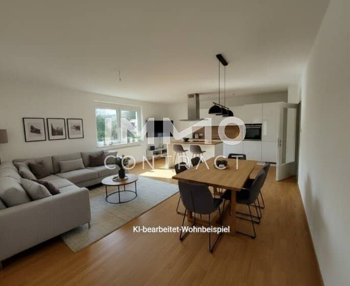 Modern apartment with balcony and two parking spaces