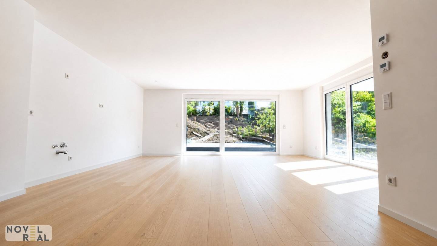 Wohnung Erstbezug Garten mit Terrasse und Pool