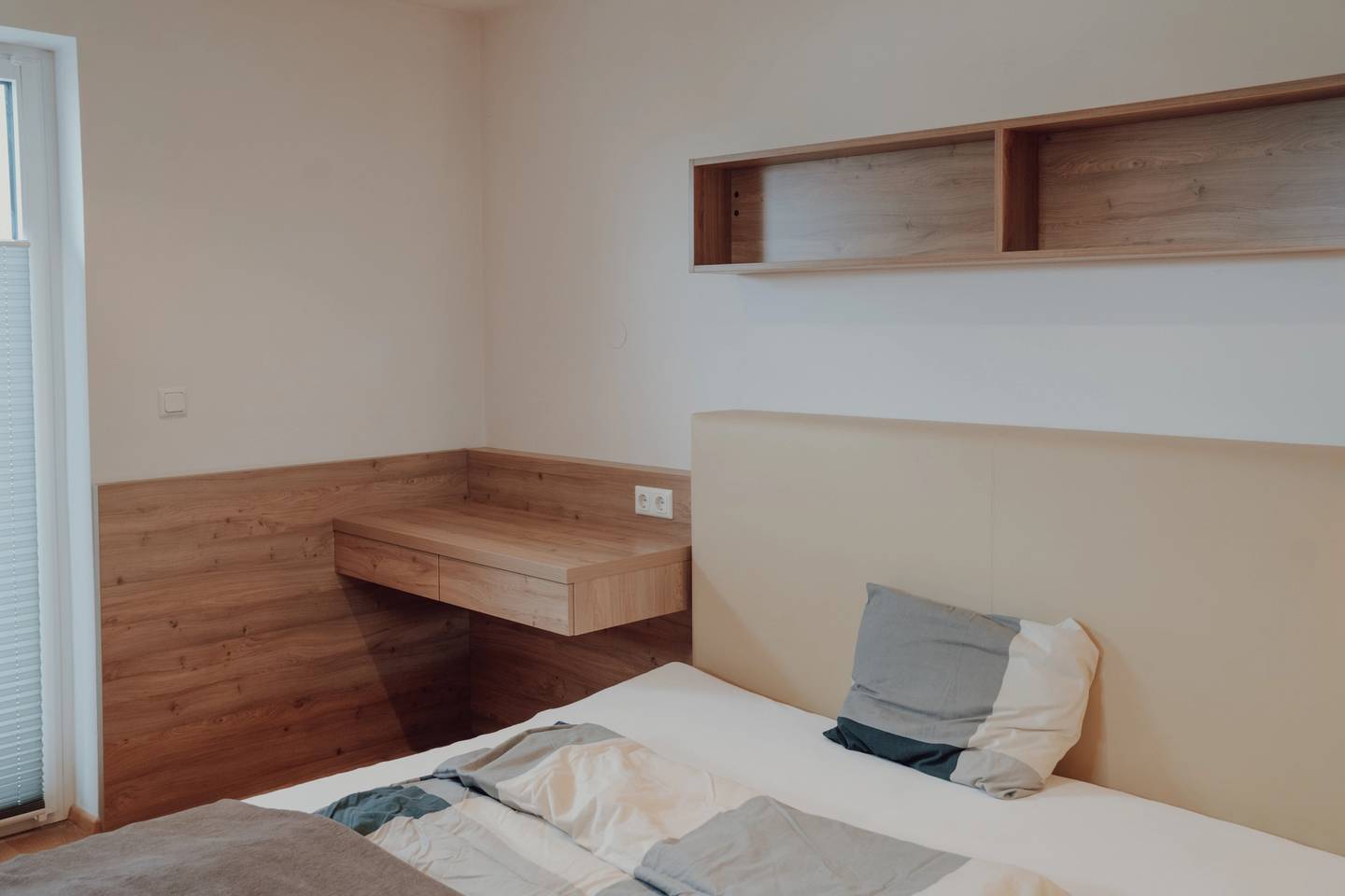 Bright apartment with balcony and pellet heating