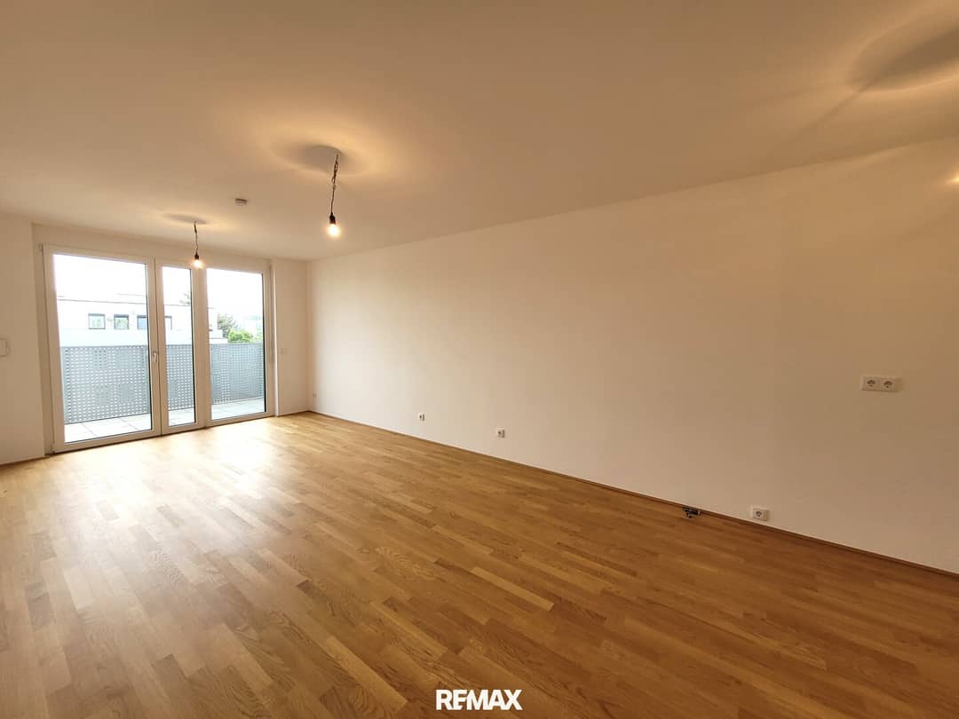 Wohnzimmer mit offener Küche