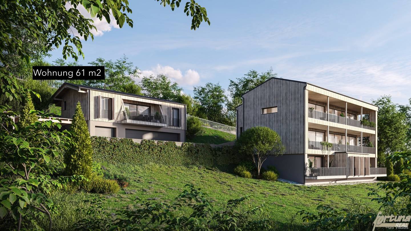 Apartment with lake view and private lake access