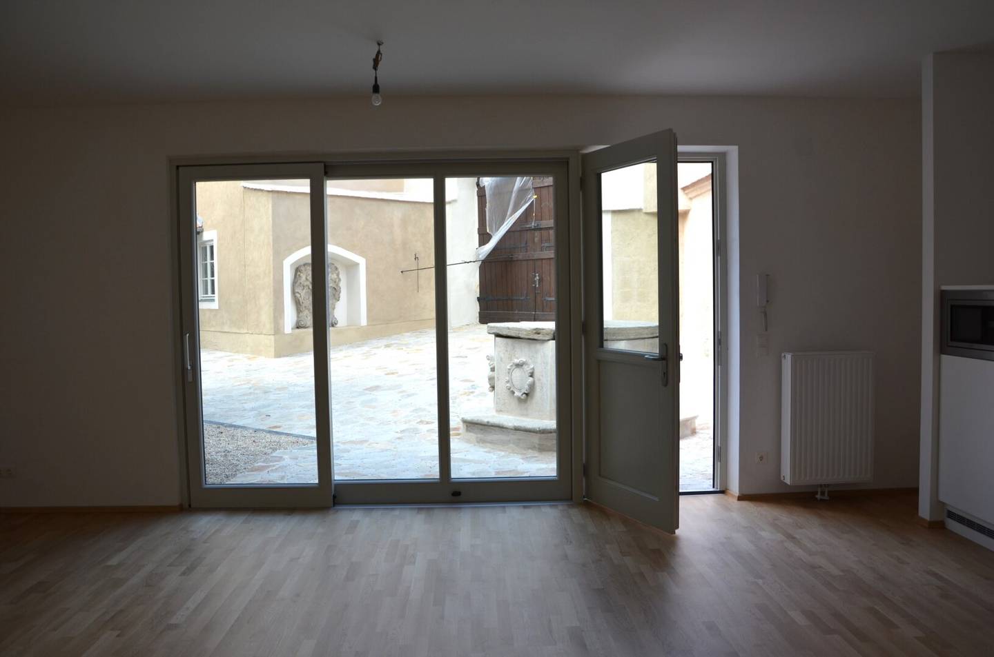 Ground floor apartment in a listed building