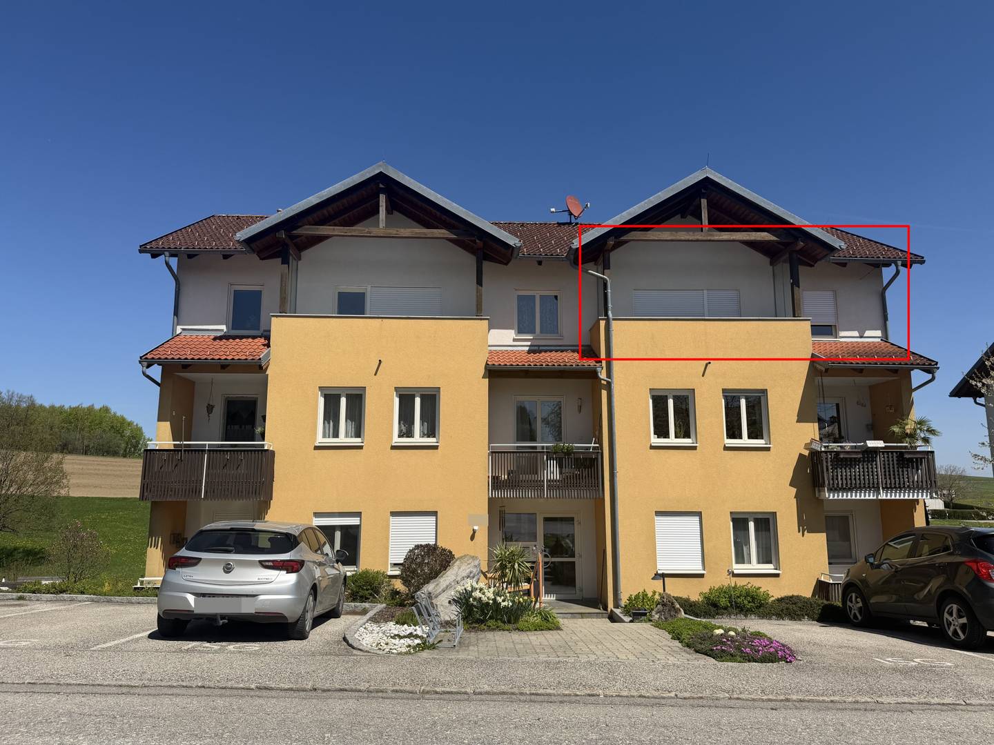 Wohnung in ruhiger Siedlung Pelletheizung Loggia