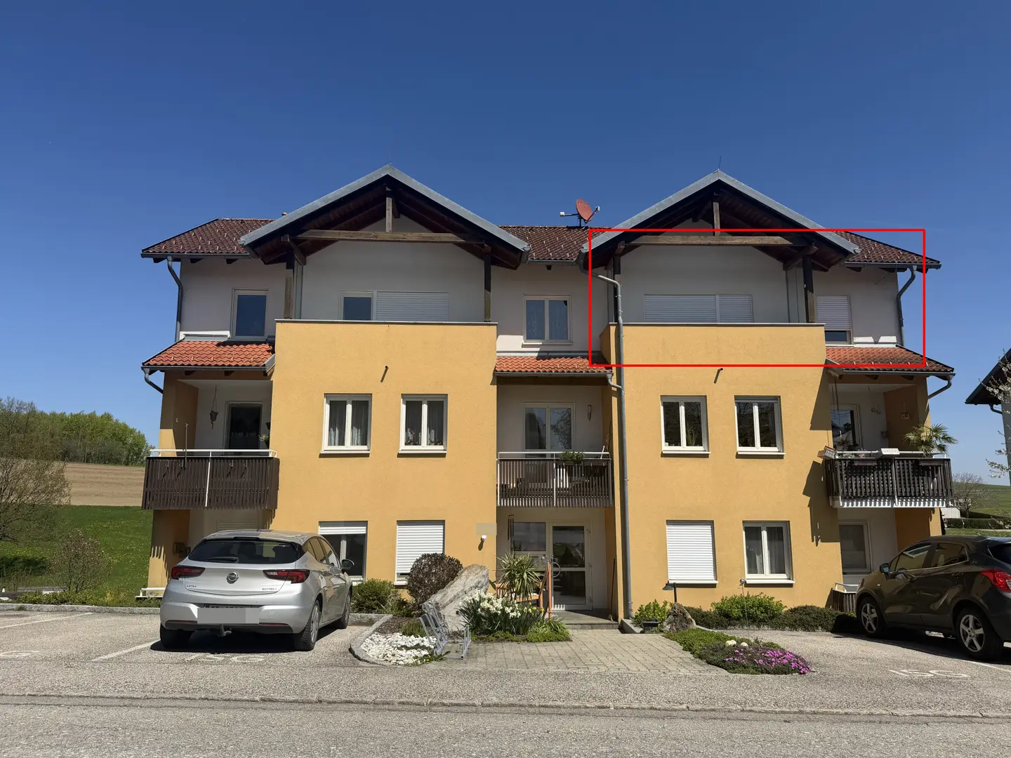Wohnung in ruhiger Siedlung Pelletheizung Loggia