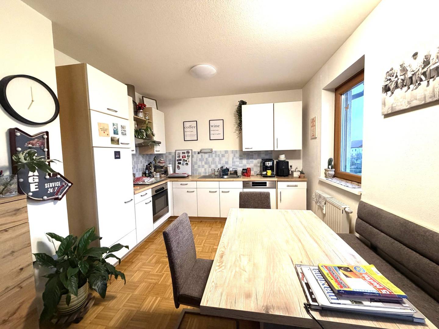 Wohnung in ruhiger Siedlung Pelletheizung Loggia