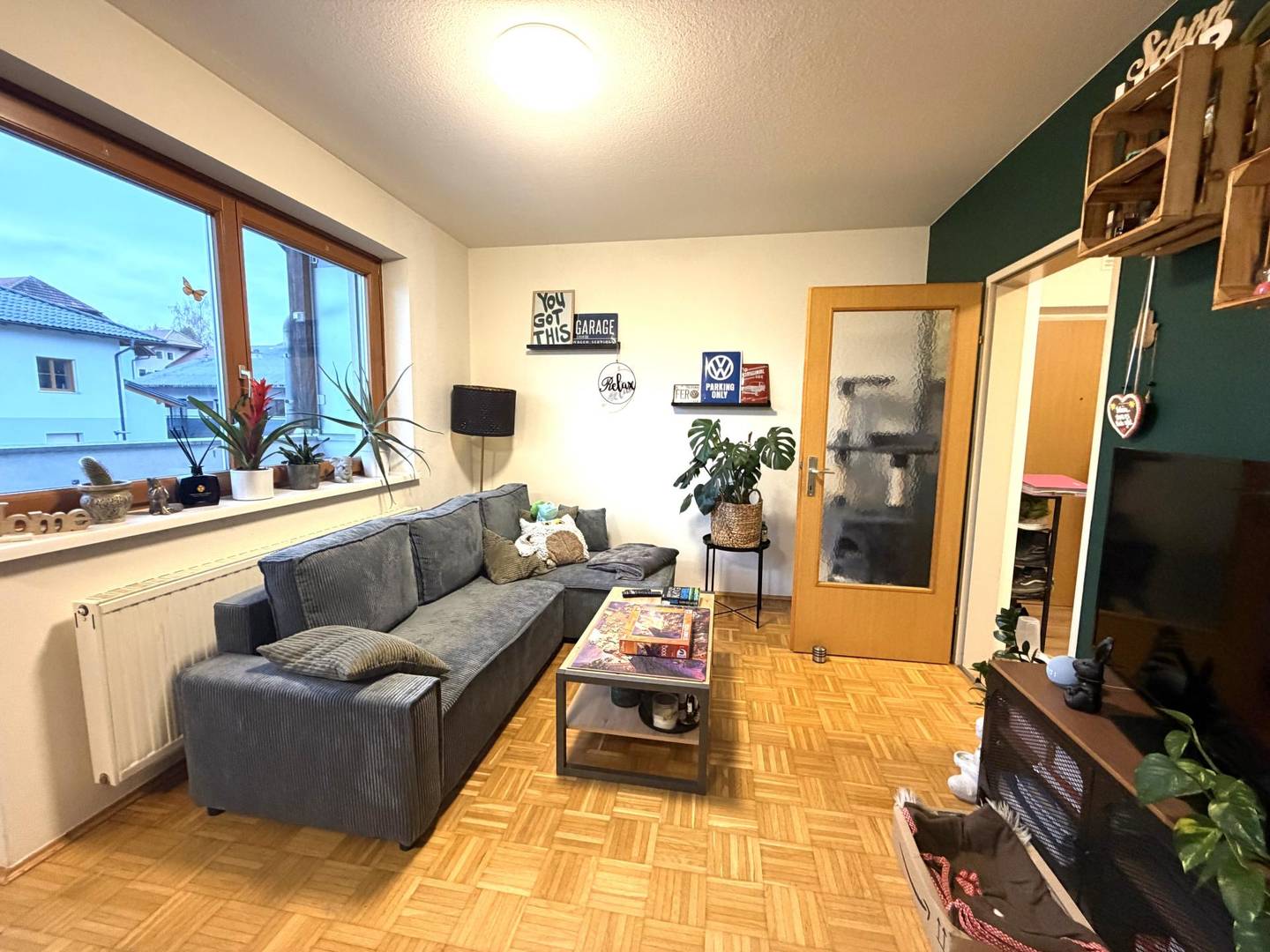 Wohnung in ruhiger Siedlung Pelletheizung Loggia