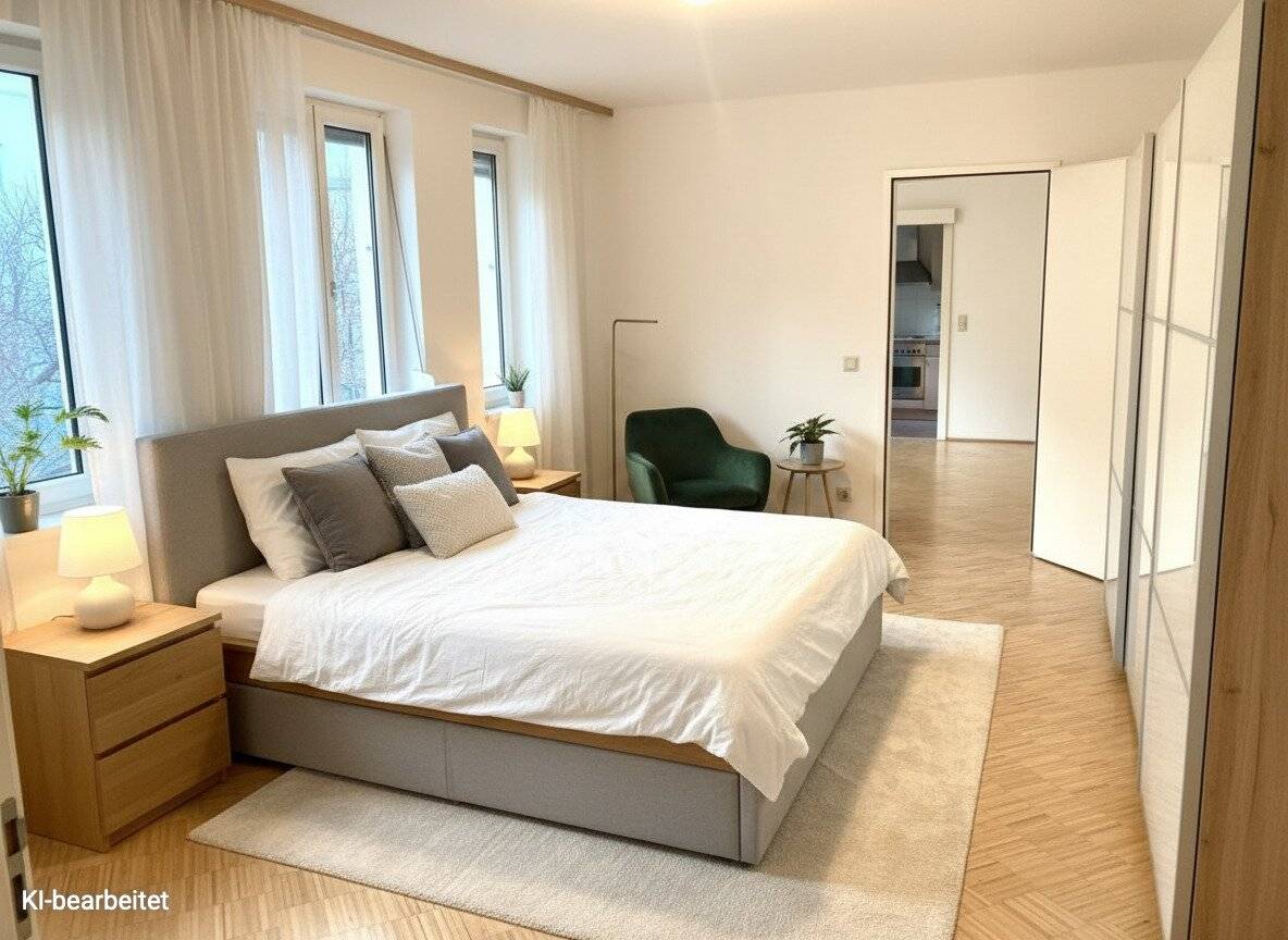 Urban living in a quiet location – Stylish 2-room apartment with courtyard garden