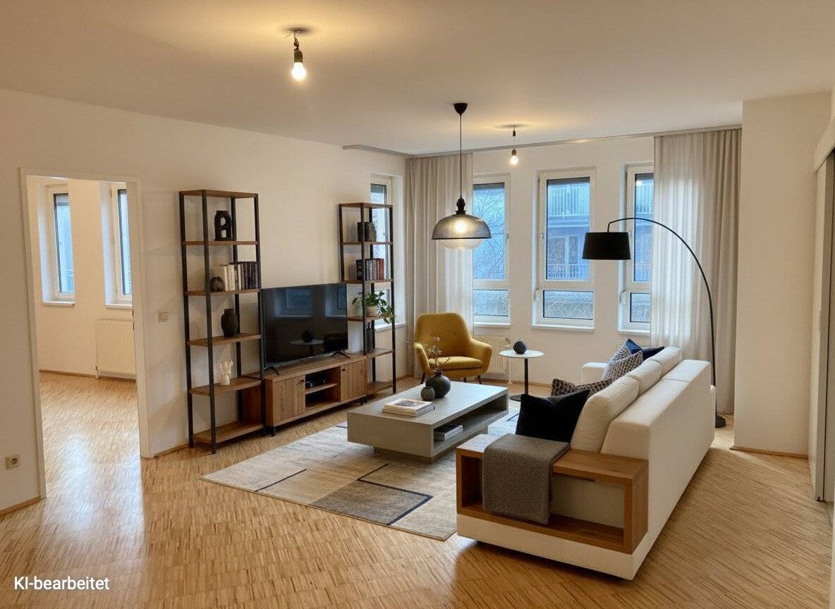 Urban living in a quiet location – Stylish 2-room apartment with courtyard garden