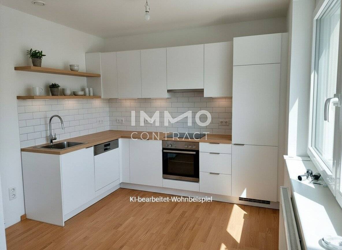 Top floor apartment with roof terrace and 2 parking spaces