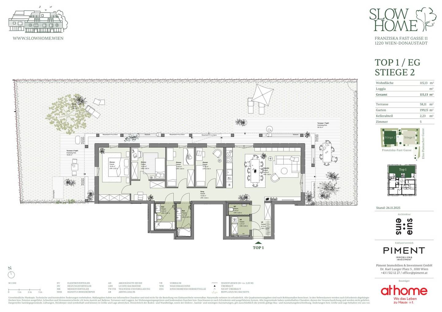 Wohnung Neubau mit Garten Erstbezug