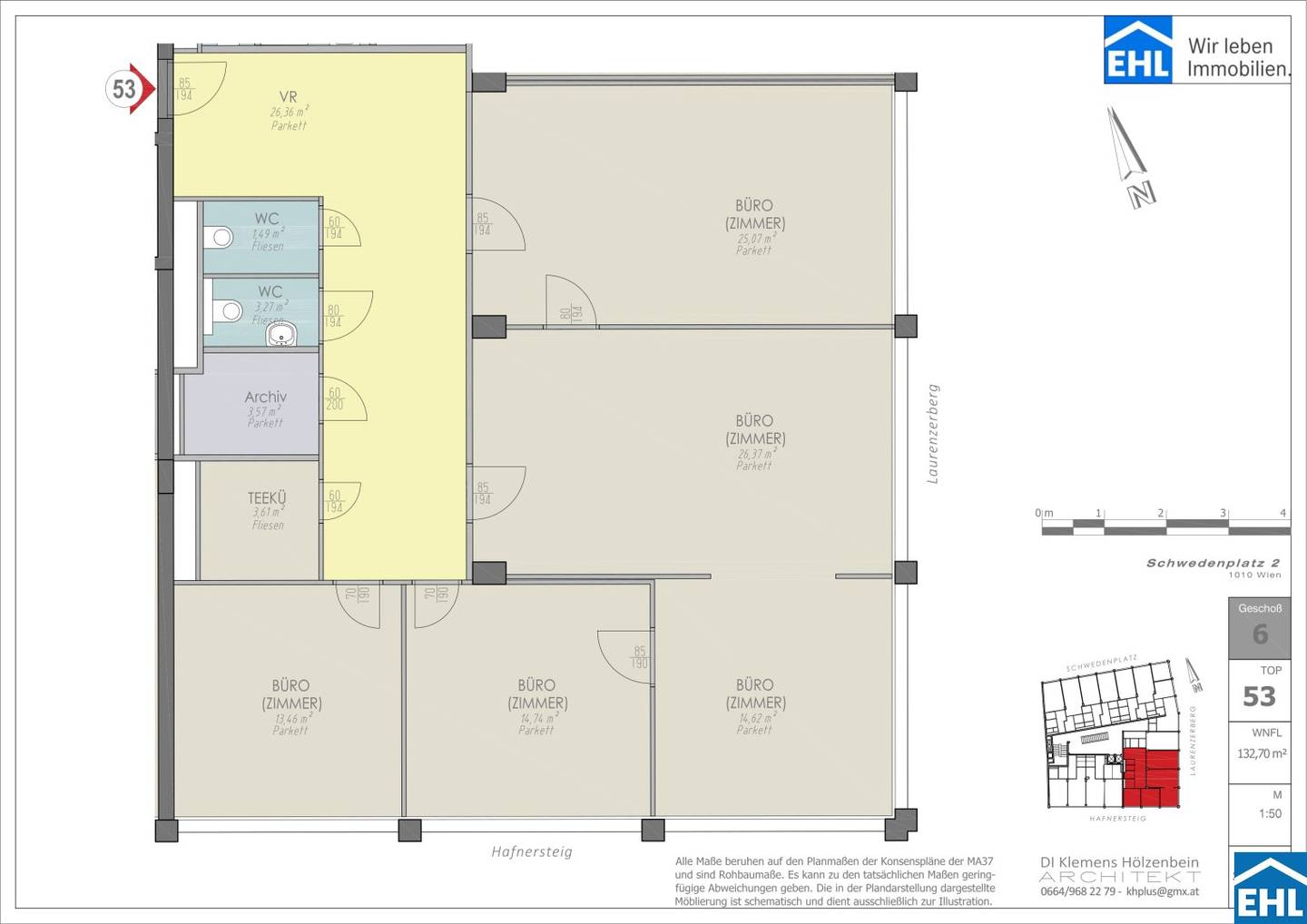Laurenzi am Fluss - 133m² Wohnung 6.OG