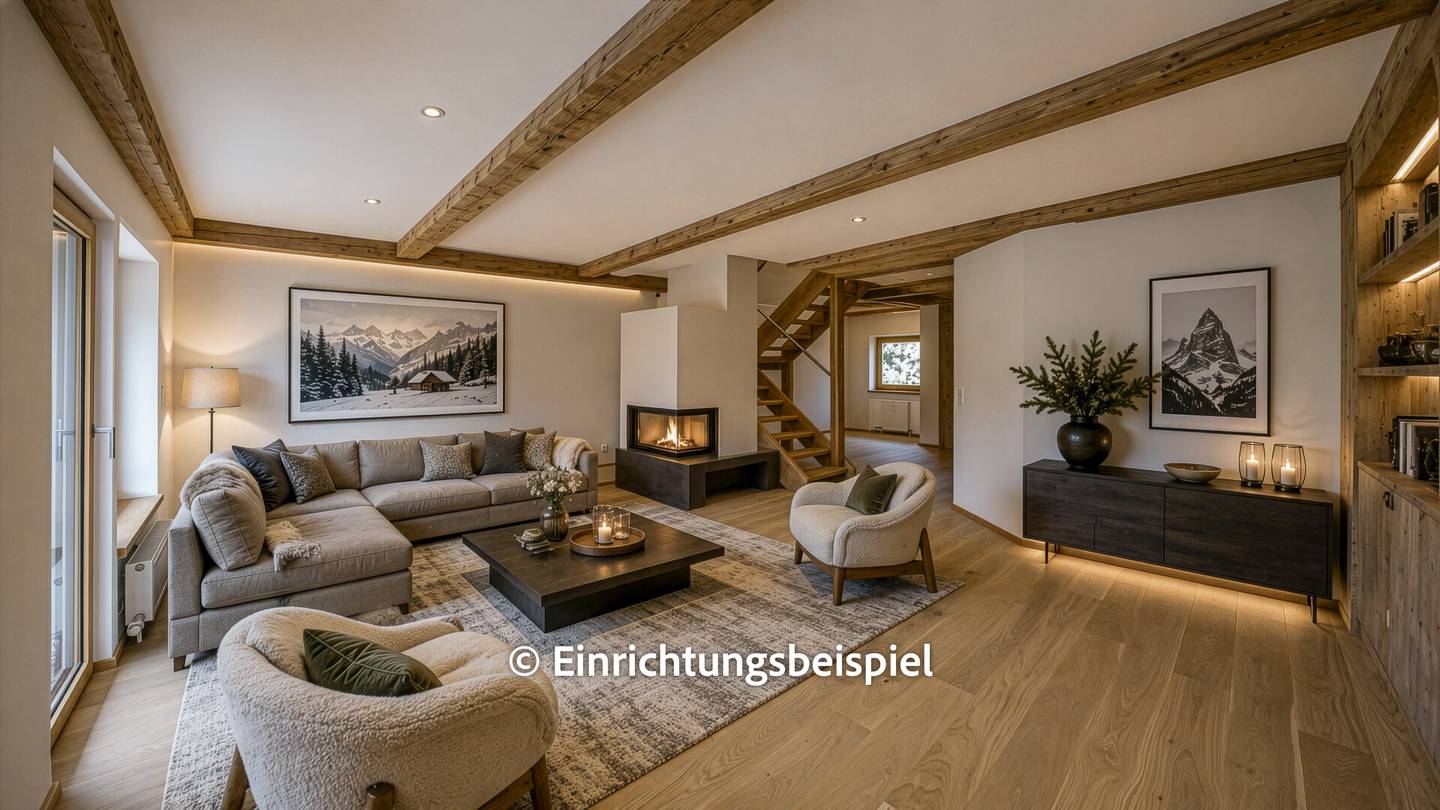 Maisonettewohnung saniert Panoramablick Hahnenkamm