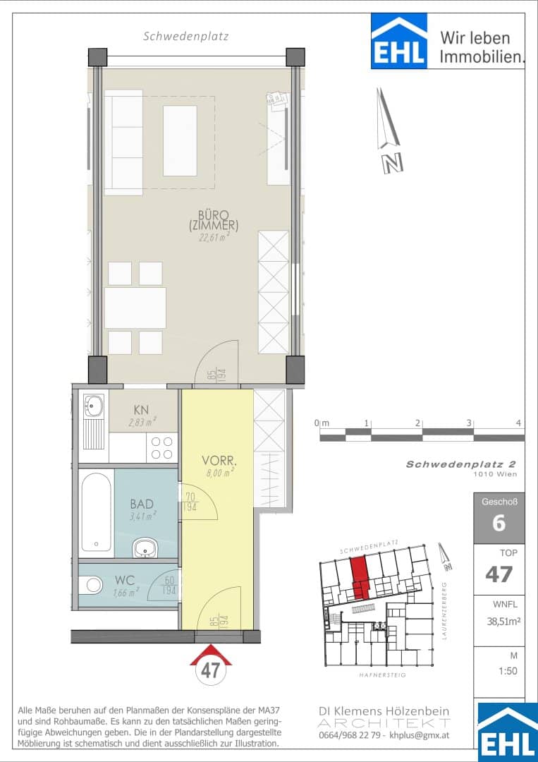 Wohnung am Donaukanal nahe Stephansplatz Wien