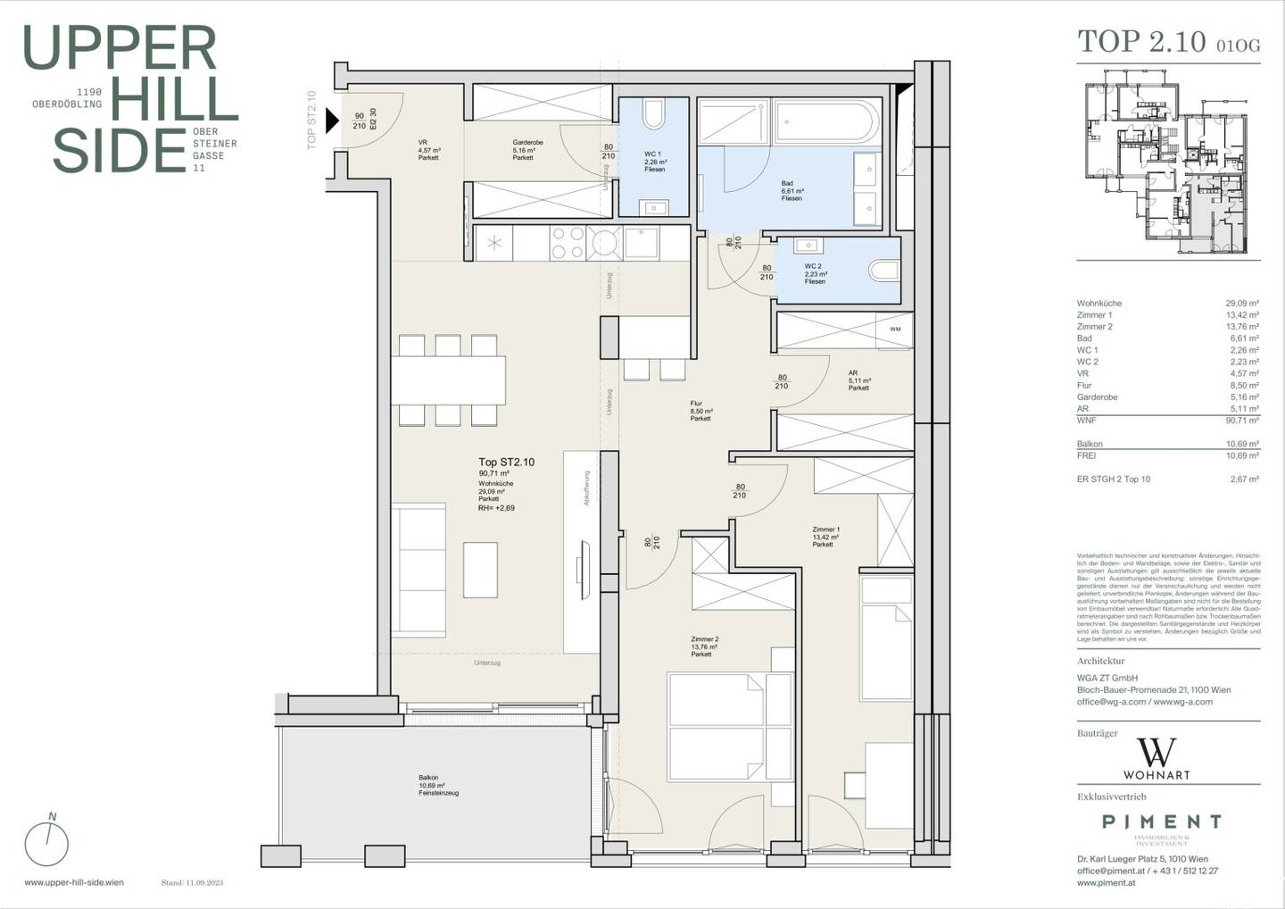 Wohnung mit großzügigem Balkon im Döbling