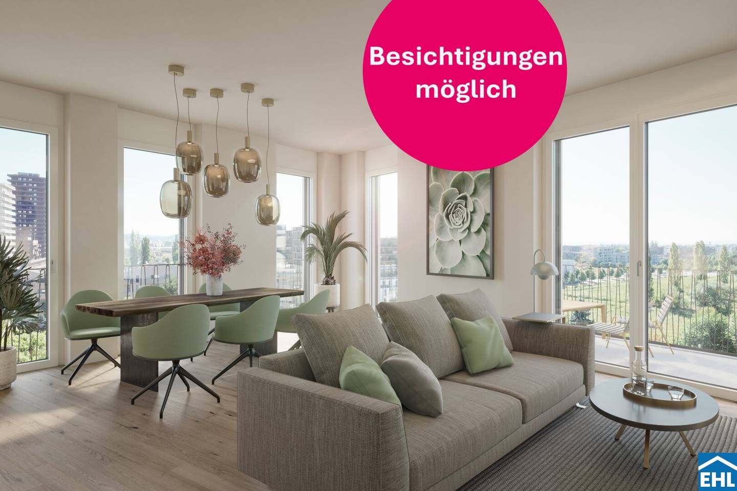 Lumina Wohnung hell mit Balkon in erster Etage