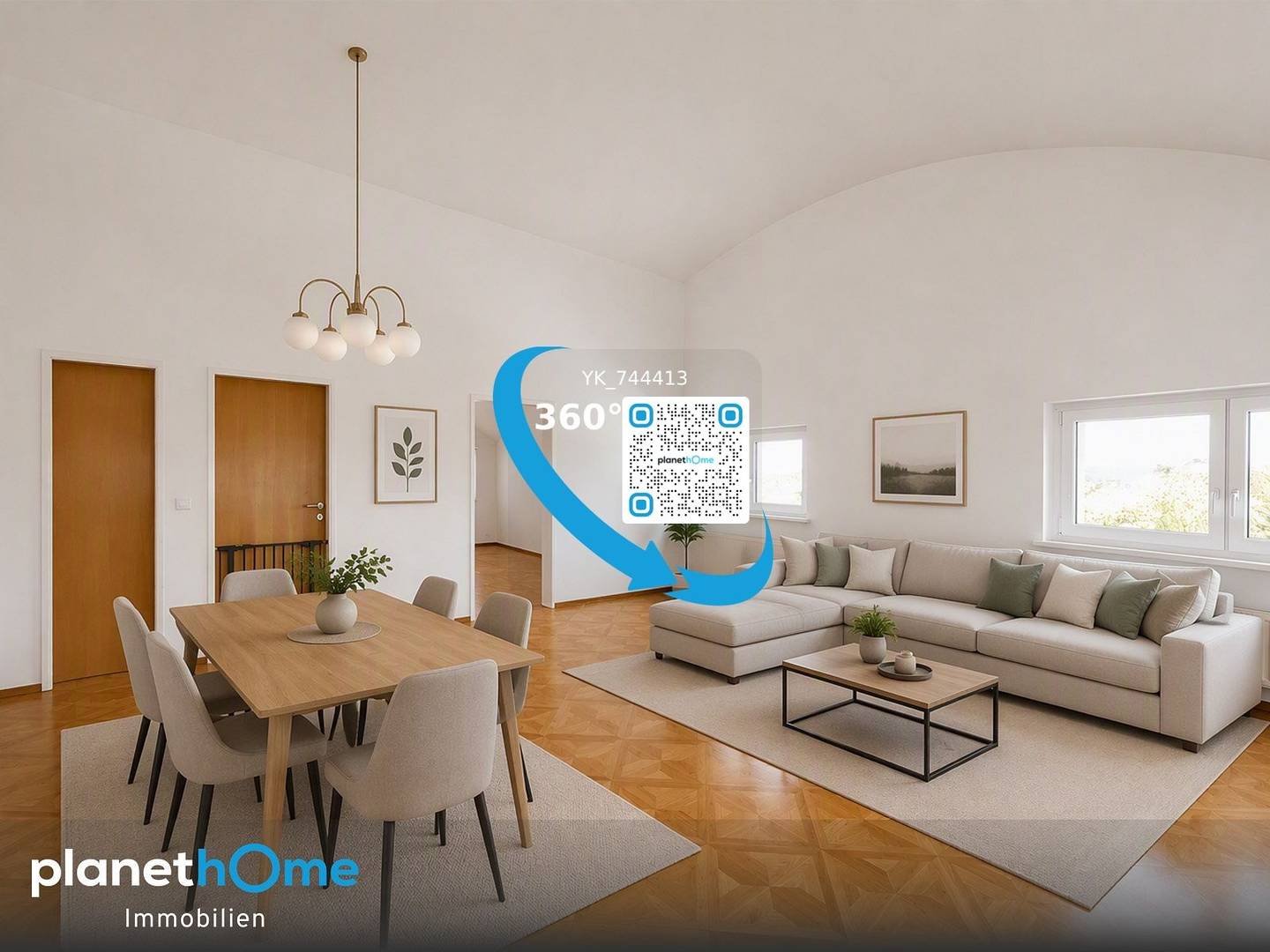 Apartment with high ceilings near the Old Danube